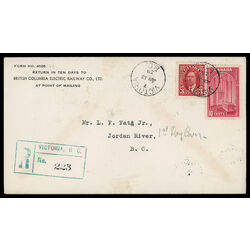 canada stamp 241a memorial chamber 10 1938 FDC 018
