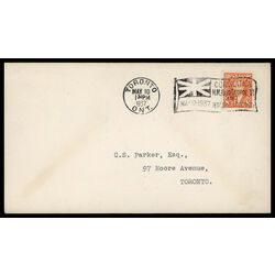 canada stamp 236 king george vi 8 1937 FDC 013