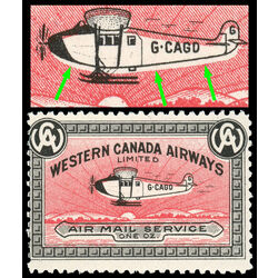 canada stamp cl air mail semi official cl40h western canada airways service 10 1927 M NH 003