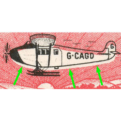 canada stamp cl air mail semi official cl40h western canada airways service 10 1927 M NH 003