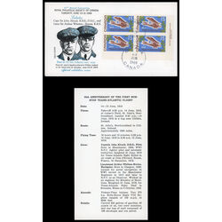canada stamp 494 vickers vimy over atlantic 15 1969 FDC LR 020