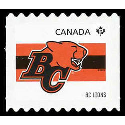 canada stamp 2559 bc lions 2012