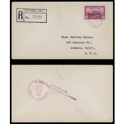 canada stamp 273 train ferry pei 1 1946 FDC 042