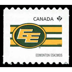 canada stamp 2560 edmonton eskimos 2012