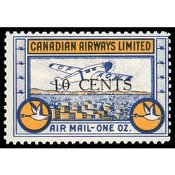 canada stamp cl air mail semi official cl52 canadian airways ltd 10 1932 M NH 002