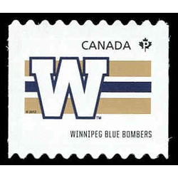 canada stamp 2563 winnipeg blue bombers 2012