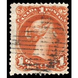 canada stamp 22b queen victoria 1 1868 U F 028