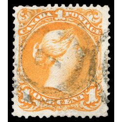 canada stamp 23 queen victoria 1 1869 U VF 058