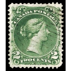 canada stamp 24b queen victoria 2 1868 U VF 027