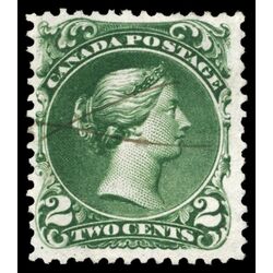 canada stamp 24b queen victoria 2 1868 U VF 028