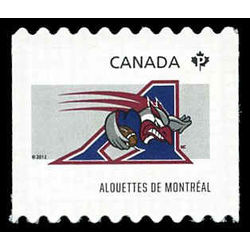 canada stamp 2566 montreal alouettes 2012