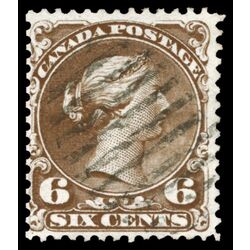 canada stamp 27c queen victoria 6 1868 U F 008