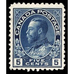 canada stamp 111a king george v 5 1912 M F 008