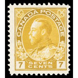 canada stamp 113a king george v 7 1915 M F VFNH 002
