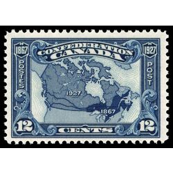 canada stamp 145 map of canada 1867 1927 12 1927 M VFNH 020