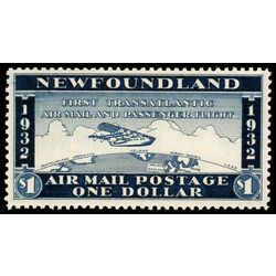 newfoundland stamp c20 wayzata air mail 1 1932 M VF 004