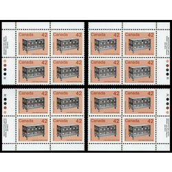 canada stamp 1081i linen chest 42 1987 PB SET