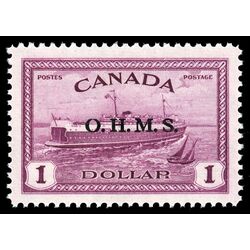 canada stamp o official o10 train ferry 1 00 1949 M XFNH 022