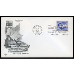 canada stamp 412 sir martin frobisher 5 1963 FDC PC 021