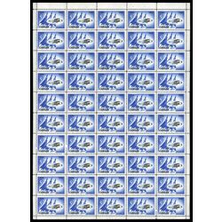 canada stamp 383 silver dart and jet planes 5 1959 M PANE BL 025