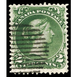 canada stamp 24 queen victoria 2 1868 U VF 052