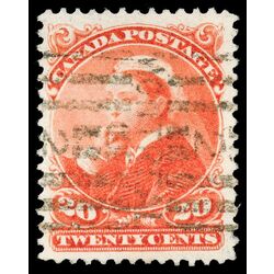 canada stamp 46 queen victoria 20 1893 U VF 066