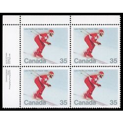 canada stamp 848 downhill skier 35 1980 PB UL