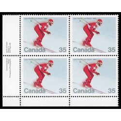 canada stamp 848 downhill skier 35 1980 PB LL