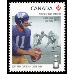 canada stamp 2573 winnipeg blue bombers ken ploen 1935 the fog bowl 2012