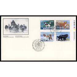 canada stamp 1219i canadian eskimo dog 37 1988 FDC UR