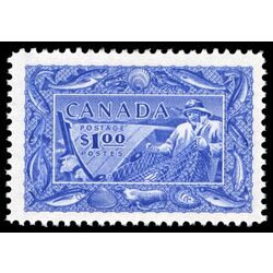 canada stamp 302 fisherman 1 1951 M VFNH 044