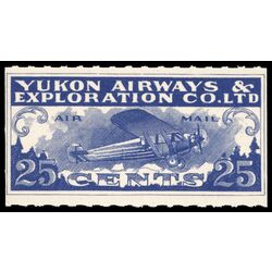 canada stamp cl air mail semi official cl42 yukon airways and explorations co ltd 25 1927 M NH 004