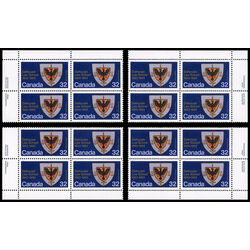 canada stamp 1003 law school coat of arms 32 1983 PB SET
