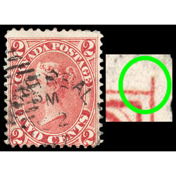 canada stamp 20 queen victoria 2 1859 U F 058