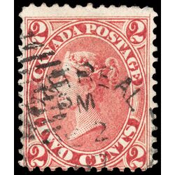 canada stamp 20 queen victoria 2 1859 U F 058