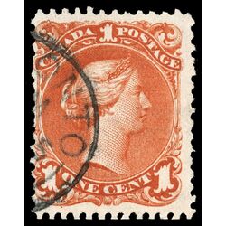 canada stamp 22a queen victoria 1 1868 U F 011