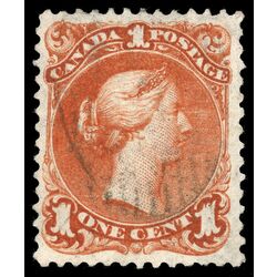 canada stamp 22b queen victoria 1 1868 U VF 021