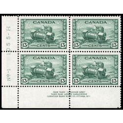 canada stamp 258 ram tank canadian army 13 1942 PB LL %231 011