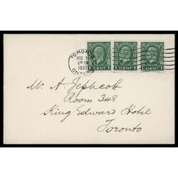 canada stamp 195 king george v 1 1932 FDC PC 026