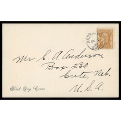 canada stamp 198 king george v 4 1932 FDC PC 041