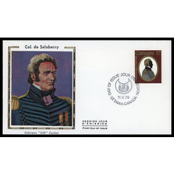 canada stamp 819 colonel c m de salaberry 17 1979 FDC PC 001