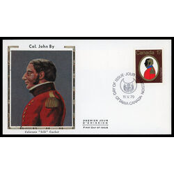 canada stamp 820 colonel john by 17 1979 FDC PC 001