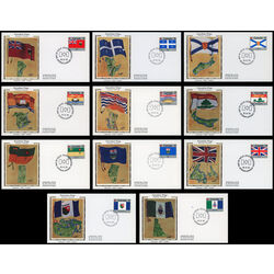 canada stamp 821 32 fdc provincial and territorial flags 1979 39973949 7d9b 4565 aa60 b0b86587fa9f