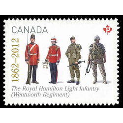 canada stamp 2579 the royal hamilton light infantry 2012