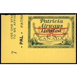 canada stamp cl air mail semi official cl43 patricia airways ltd 10 1928 M NH 006