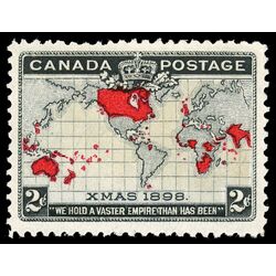 canada stamp 85i imperial penny postage christmas 2 1898 M VFNH 020