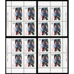 canada stamp 1535 outdoor carolling 88 1994 PB SET
