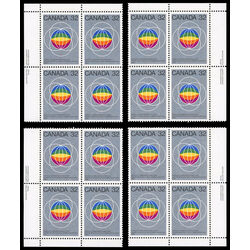 canada stamp 976 globes 32 1983 PB SET