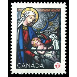 canada stamp 2582 christmas stained glass 2012