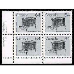 canada stamp 932 wood stove 64 1983 PB LL